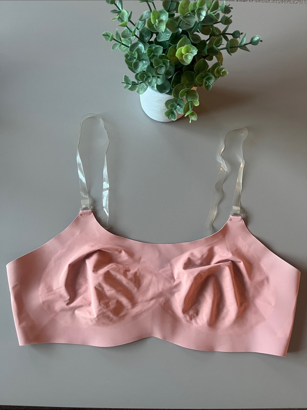 KNIX Size 3 Evolution Bra Unpadded 36B 36C 38B (clear straps only!)